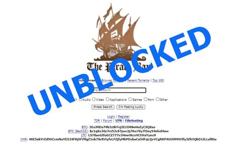 pirate bay unblock